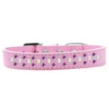 Unconditional Love Sprinkles Pearl & Purple Crystals Dog CollarLight Pink Size 14 UN906178